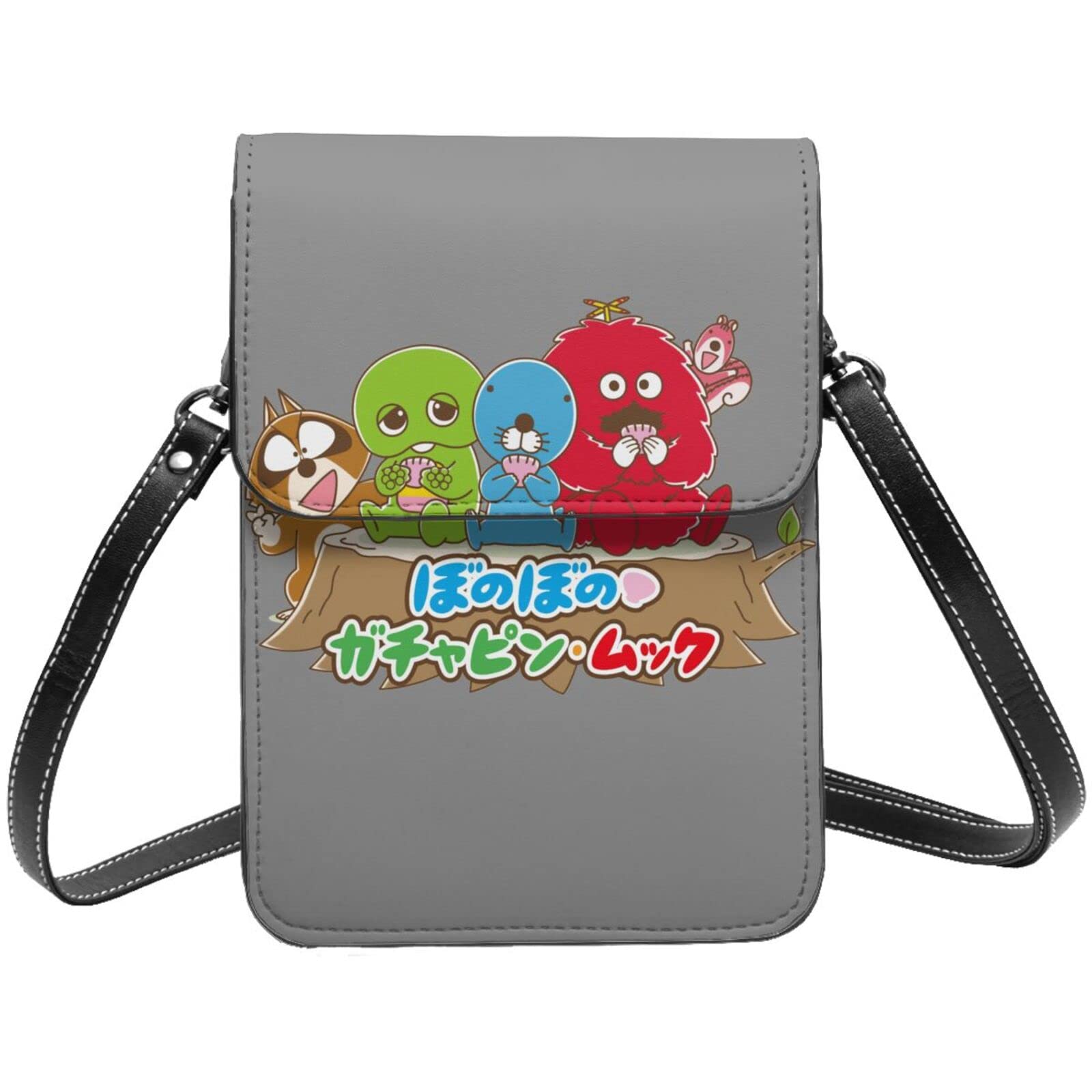 Amazon.co.jp: ガチャピン ムック3 スマホ財布ポーチ Puレザー